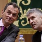 Con Pedro Duque en un concurso universitario de ciberseguridad