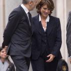 Con Dolores Delgado, presentando un observatorio de lucha contra la violencia machista