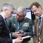 En la Cumbre del Clima, con mandos policiales