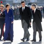 Con Letizia y Sánchez, en la Pascua Militar