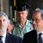 Con Quim Torra, en Barcelona