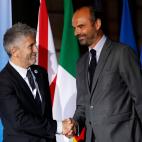 Con su homólogo francés Edouard Philippe