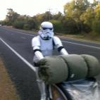 Un miembro de otra galaxia, quizás en busca de un camping