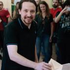 El l&iacute;der de Podemos, Pablo Iglesias