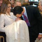 En su bautizo, el 14 de enero de 2006