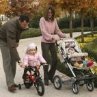 En los jardines de Zarzuela, en noviembre de 2007