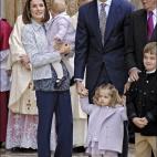 En la misa de Pascua de 2008 en Mallorca