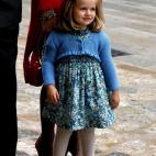 En la misa de Pascua de 2009 en Palma