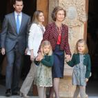 En la misa de Pascua de 2012