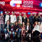 El claustro de la academia durante la presentación del programa.