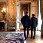 Encuentro Sánchez-Macron en El Elíseo.