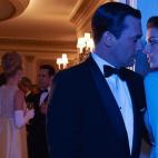 Don Draper (Jon Hamm) y Megan Draper (Jessica Pare)