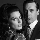 Megan Draper (Jessica Pare) and Don Draper (Jon Hamm)