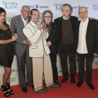 Valdés junto al equipo de Chico y Rita, en 2010.