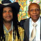 Valdés y Carlinhos Brown en el estreno de El milagro de Candeal.