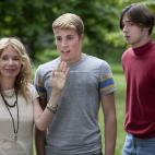 Al parecer los jerseys de cuello alto todavía se llevan.