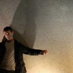 Un partidario del Sí hace el gesto de la derrota en Edimburgo