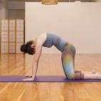 Se realiza tanto en pilates como en yoga. Reajusta la columna vertebral, relaja la rigidez muscular en la espalda y el cuello, mejora el riego sanguíneo en ambas zonas, favorece la digestión por el hecho de contraer el abdomen y nos hace respi...