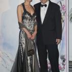 El político y empresario monegasco Stephane Valeri posa con su acompañante.