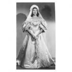 Virginia Woodruff lo llevó en su boda con Douglas MacConnell en 1948.