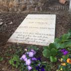 Tumba del escritor y ensayista ingl&eacute;s Percy Bysshe Shelley, esposo de la creadora de Frankenstein.