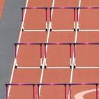 El corredor chino tuvo que abandonar por caída la carrera de 100 metros vallas en los Juegos de Londres. Pero se empeñó en llegar a la línea de meta a la pata coja. Fue uno de los momentos más inspiradores de Londres 2012.