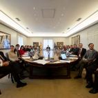 La mesa del Consejo de Ministros