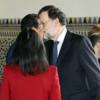 El portavoz de Vox, Francisco Serrano, y Rajoy