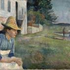 Este cuadro marca un antes y un después en la obra de Munch. El noruego empezó, como todos los de su época, siendo impresionista y poco a poco fue mutando al simbolismo y luego al expresionismo. Este cuadro con su hermana Laura, que luego ter...