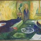 Es probablemente la sala más angustiosa de la muestra porque en ésta se alberga la serie de pinturas La habitación verde, que hizo entre 1907 y 1909. "Son escenarios un poco angostos y opresivos y en los que la gente aparece con expresiones d...