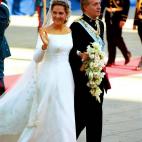 En mayo de 1997, como padrino de la infanta Cristina