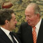 En mayo de 2014 en Zarzuela, con el expresidente de Francia Nicolas Sarkozy