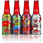 Dorada sacó a la venta en 2012 esta edición limitada de 270.000 botellas de aluminio para celebrar el Carnaval de Santa Cruz de Tenerife. Eran cuatro botellines: tres con diseños relativos al Carnaval chicharrero y una cuarta dedicada a Los I...