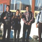 Los duques de Palma junto a Elena y su entonces marido, Jaime de Marichalar y el príncipe Felipe, en 1997.