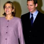 Cristina y su esposo en la exposición de Picasso "París Barcelona", en 2002.