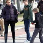 La familia de la infanta visita Vitoria en diciembre de 2012.