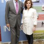 Junto al actor Arturo Fernández.