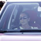 La cantante, saliendo de la cárcel de Alcalá de Guadaira junto a su hermano Agustín.
