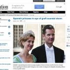 Una princesa española, en el foto poc una escándalo sobre un chanchullo