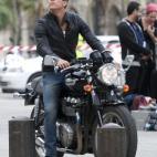 En el rodaje de A tres metros sobre el cielo.