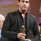 En los premios Micrófonos de Oro en Ponferrada (León).