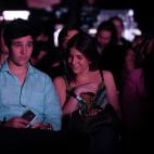 En un evento de moda, julio de 2017