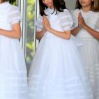 Victoria Federica en su primera comuni&oacute;n el 27 de mayo de 2009.