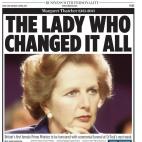 "La mujer que lo cambió todo"