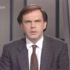 En el Telediario 2 de TVE con 33 años.