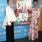 En noviembre de 2016, junto a Thandie Newton en un estreno