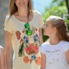 En agosto de 2014, visitando una granja en Mallorca con su familia