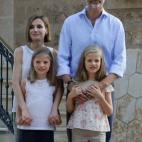 En agosto de 2015 en Marivent (Mallorca)