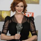 Christina Hendricks fue premiada por su actuación en la serie Mad Men