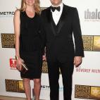 El presentador y la escritora acudieron junto a la ceremonia.